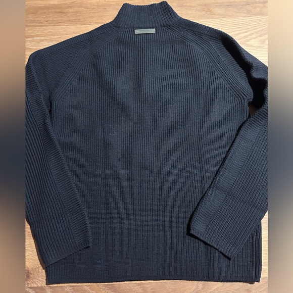 ZEGNA Sport 100% Wool Quarted Zip Sweater - XL - Picture 6 of 7